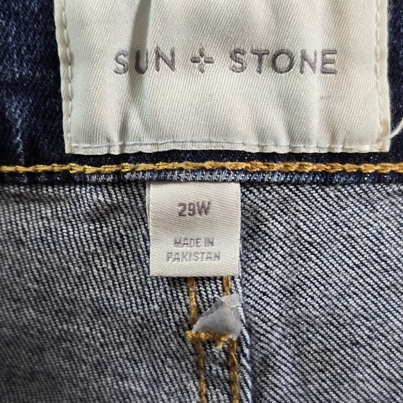 ๐Sun โ๏ธ Stone ๐ Distressed Slim Men's Jeans - Picture 6 of 9